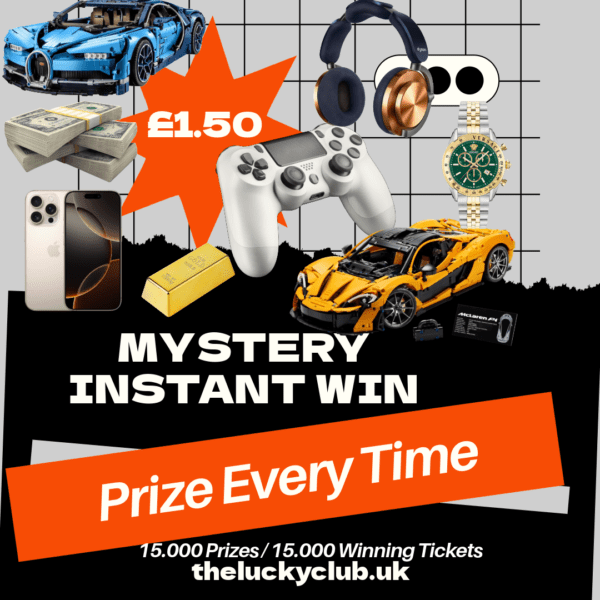 HUGE MYSTERY PRIZE EVERY TIME - INSTANT WIN